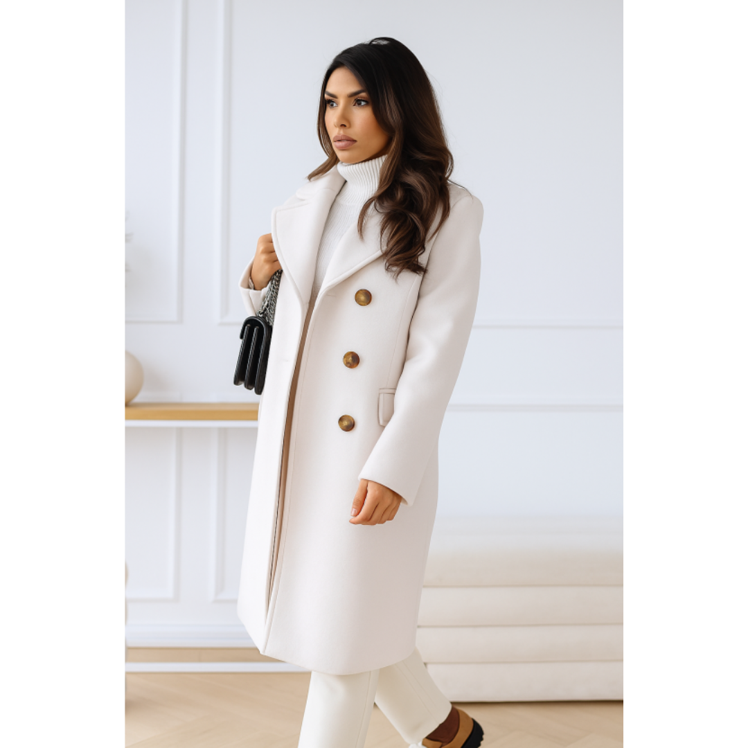 Long elegant coat with flowy cut