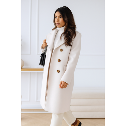 Long elegant coat with flowy cut