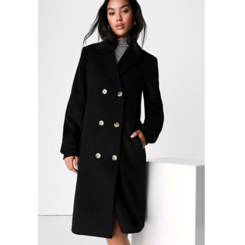 Long elegant coat with flowy cut