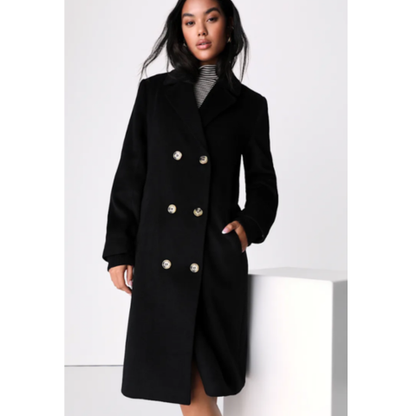 Long elegant coat with flowy cut