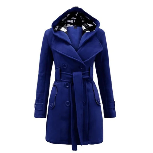 Celia - Manteau Teddy Trench-coat Imperméable pour Femme