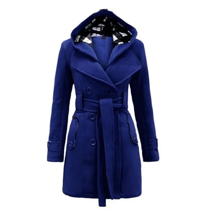 Celia - Manteau Teddy Trench-coat Imperméable pour Femme