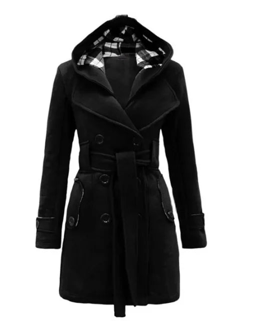 Celia - Manteau Teddy Trench-coat Imperméable pour Femme
