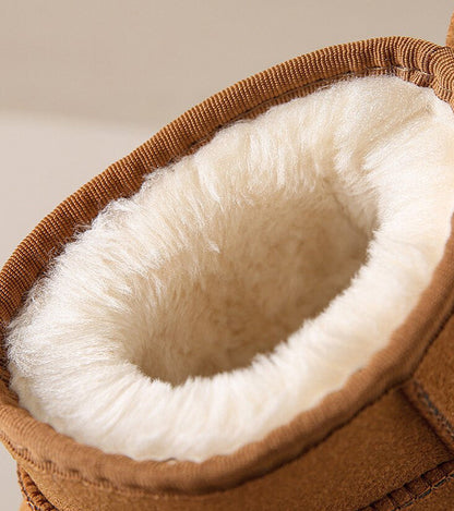 Bottines basses fourrées au style cocooning