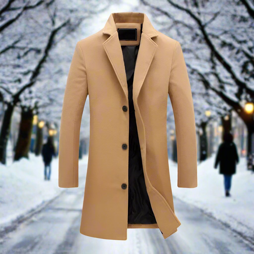 Manteau d'hiver élégant en tissu premium