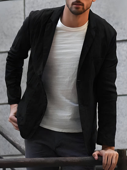 Veste en lin intemporelle chic et décontractée