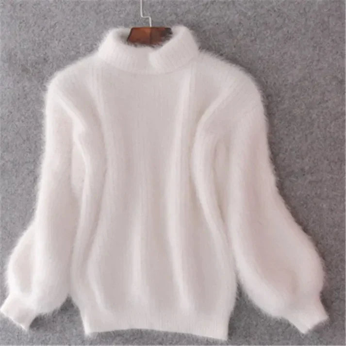 Pull col montant ultra-doux d'hiver