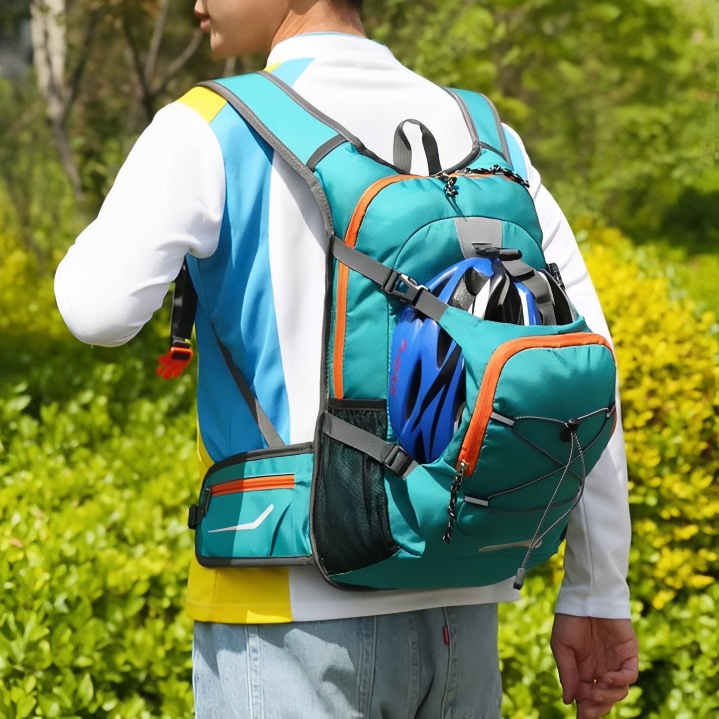 Sac à Dos de Randonnée Avec Compartiment pour Poche À Eau