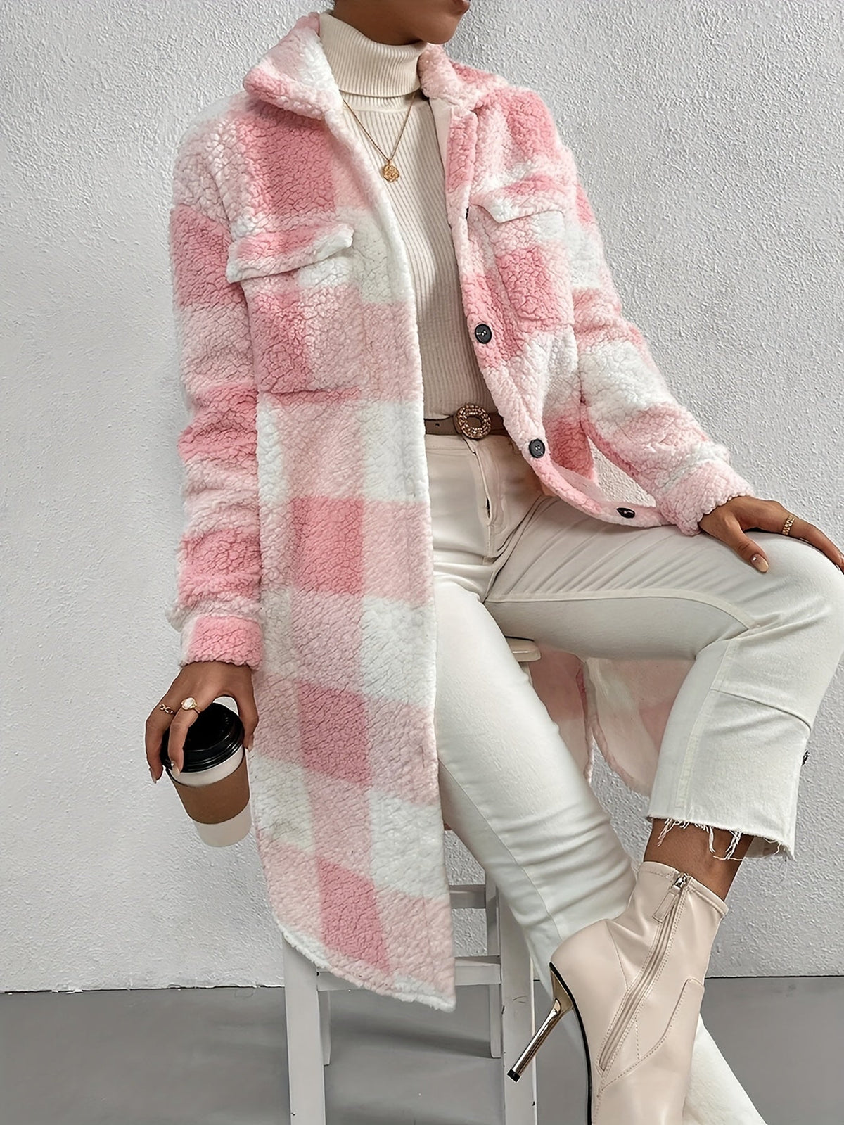 Cappotto teddy oversize chic