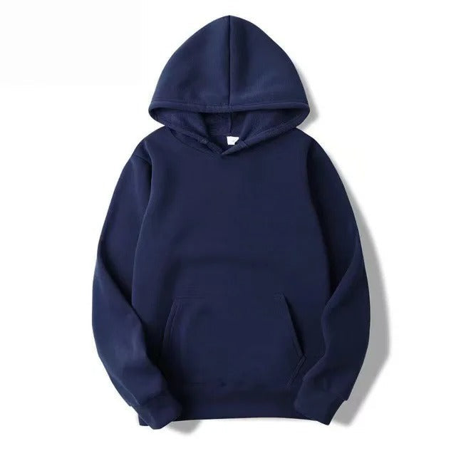 Hoodie sweat à capuche uni basique