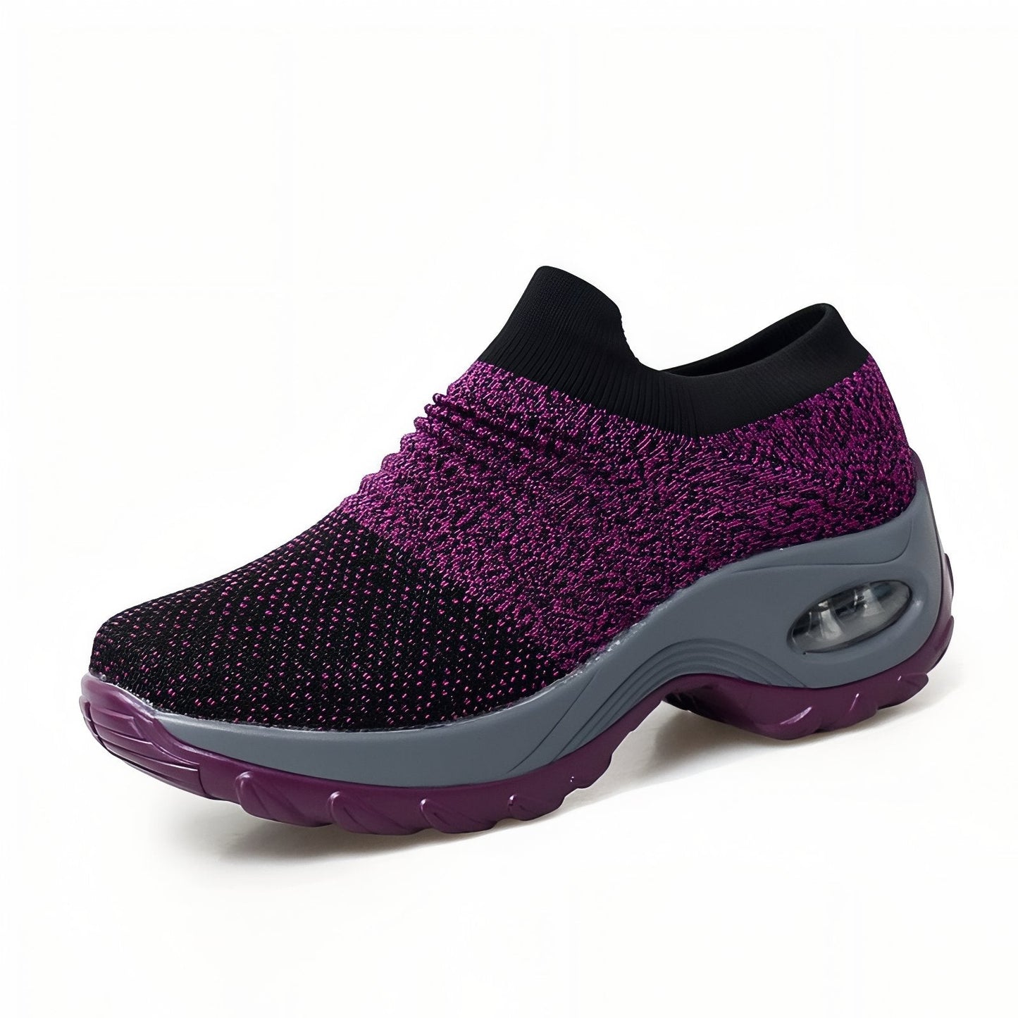 Dames wandelsneakers praktisch ontwerp zonder veters, optimaal comfort