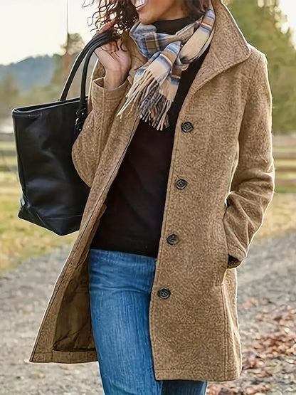 Manteau chic à un bouton élégant