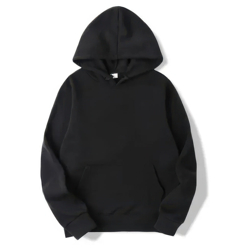 Hoodie élégant coupe décontractée noir