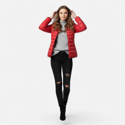 Puffer Jacket with Warm Insulation for women