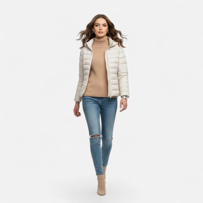 Puffer Jacket with Warm Insulation for women