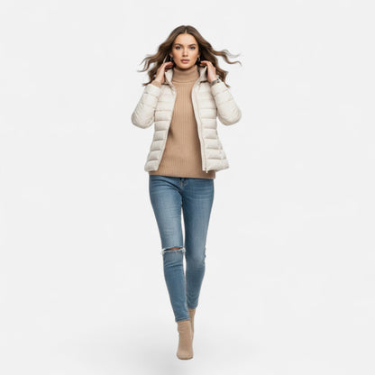 Puffer Jacket with Warm Insulation for women