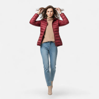 Puffer Jacket with Warm Insulation for women