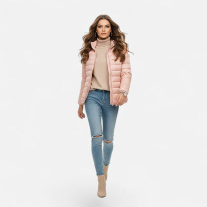 Puffer Jacket with Warm Insulation for women