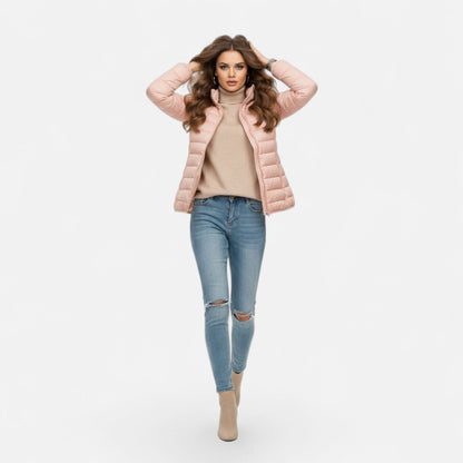 Puffer Jacket with Warm Insulation for women