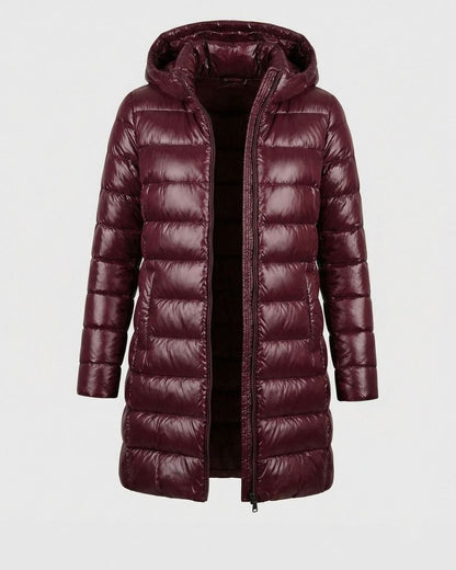 Long Warm Waterproof Puffer coat for women