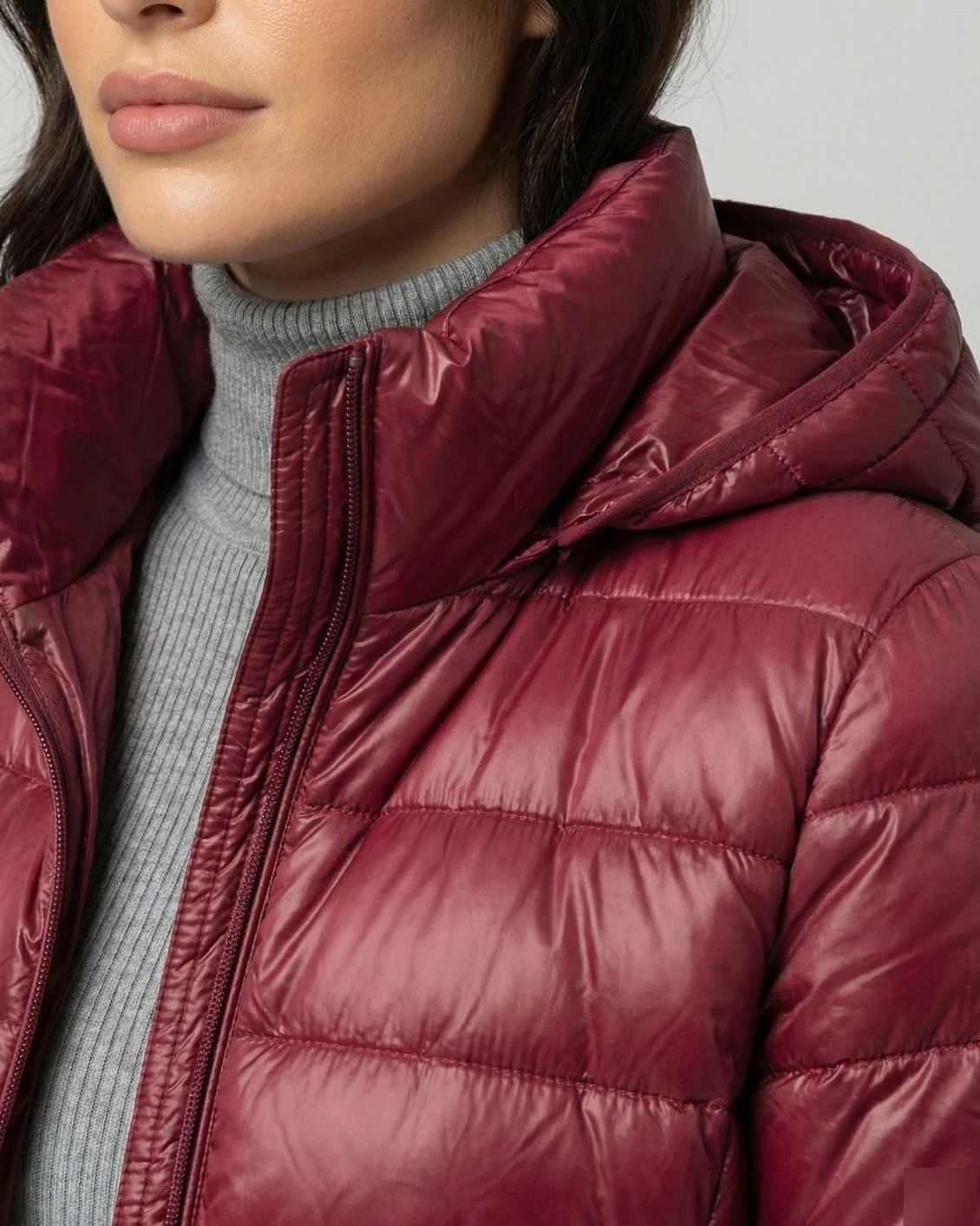 Long Warm Waterproof Puffer coat for women