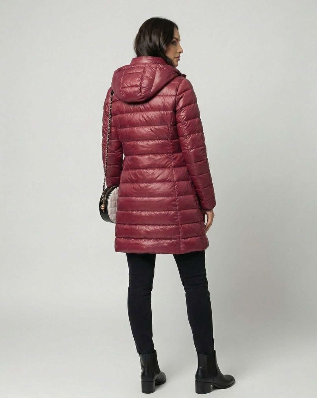 Long Warm Waterproof Puffer coat for women