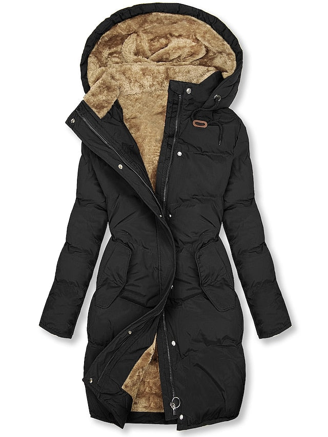 Long Classy and Cozy Fleece Coat