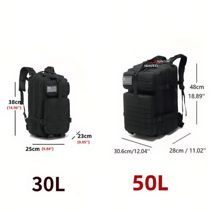 Sac à Dos Militaire Résistant aux Intempéries 30L ou 50L
