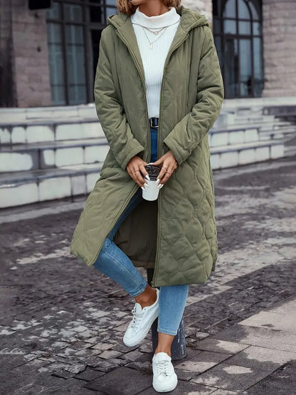 Manteau matelassé chic à capuche
