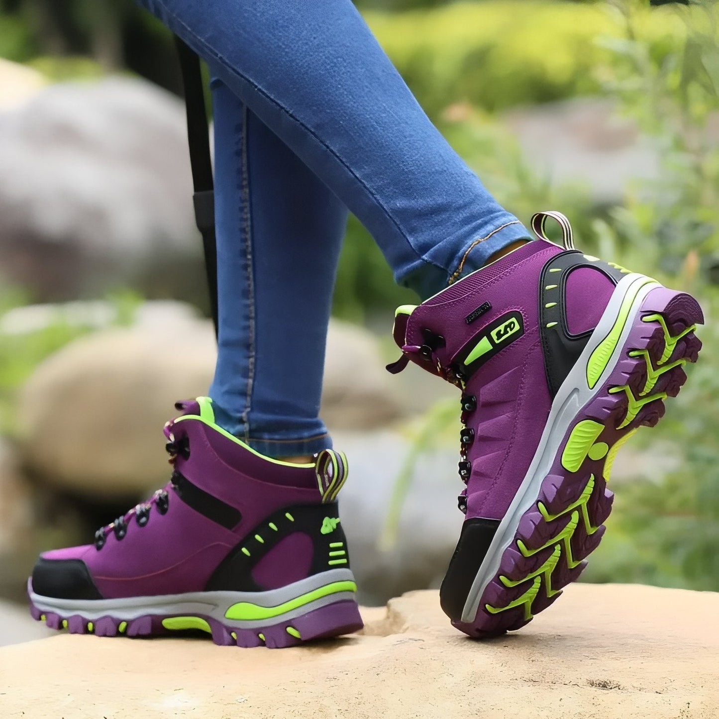 Hohe Wanderschuhe für Damen mit Komfort und Leistung