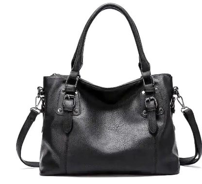 Sac à main vintage pour femme grand format avec bandoulière souple et élégante