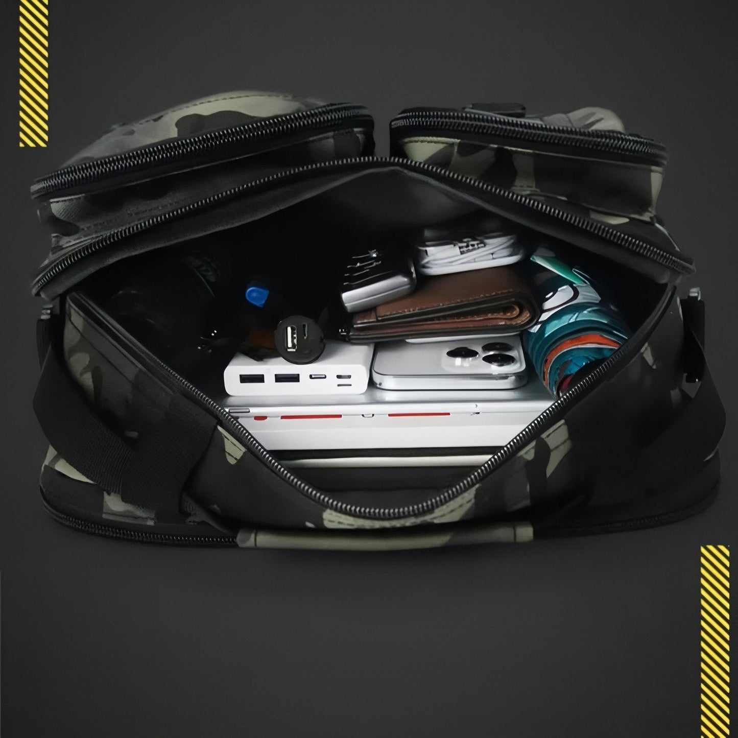 Sac Bandoulière Homme Style Militaire Pratique et Fonctionnel