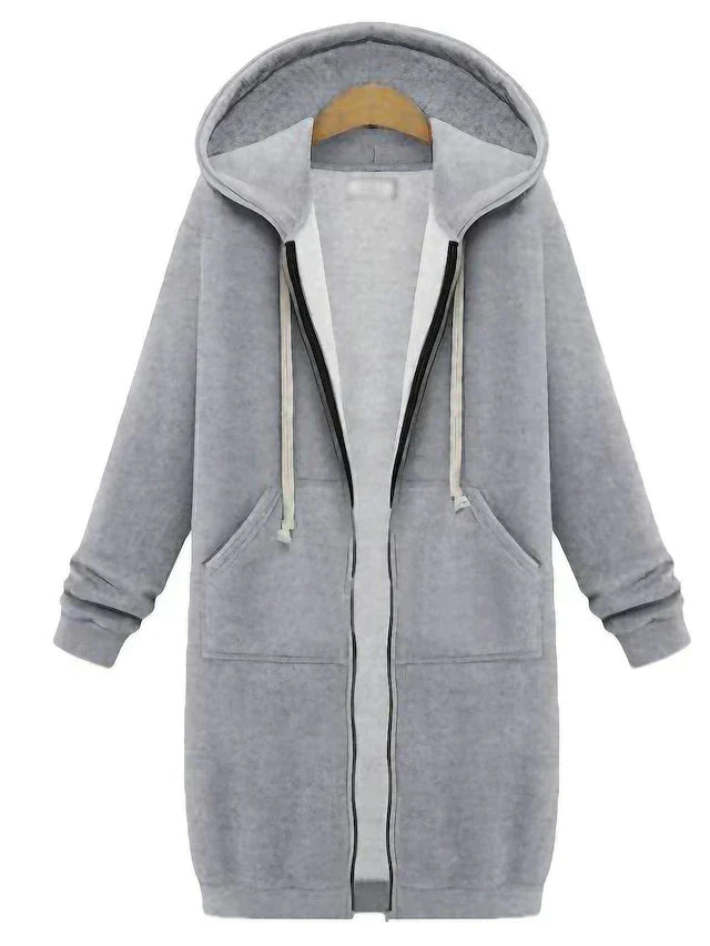 Hoodie Zip-Up oversize chic et confortable