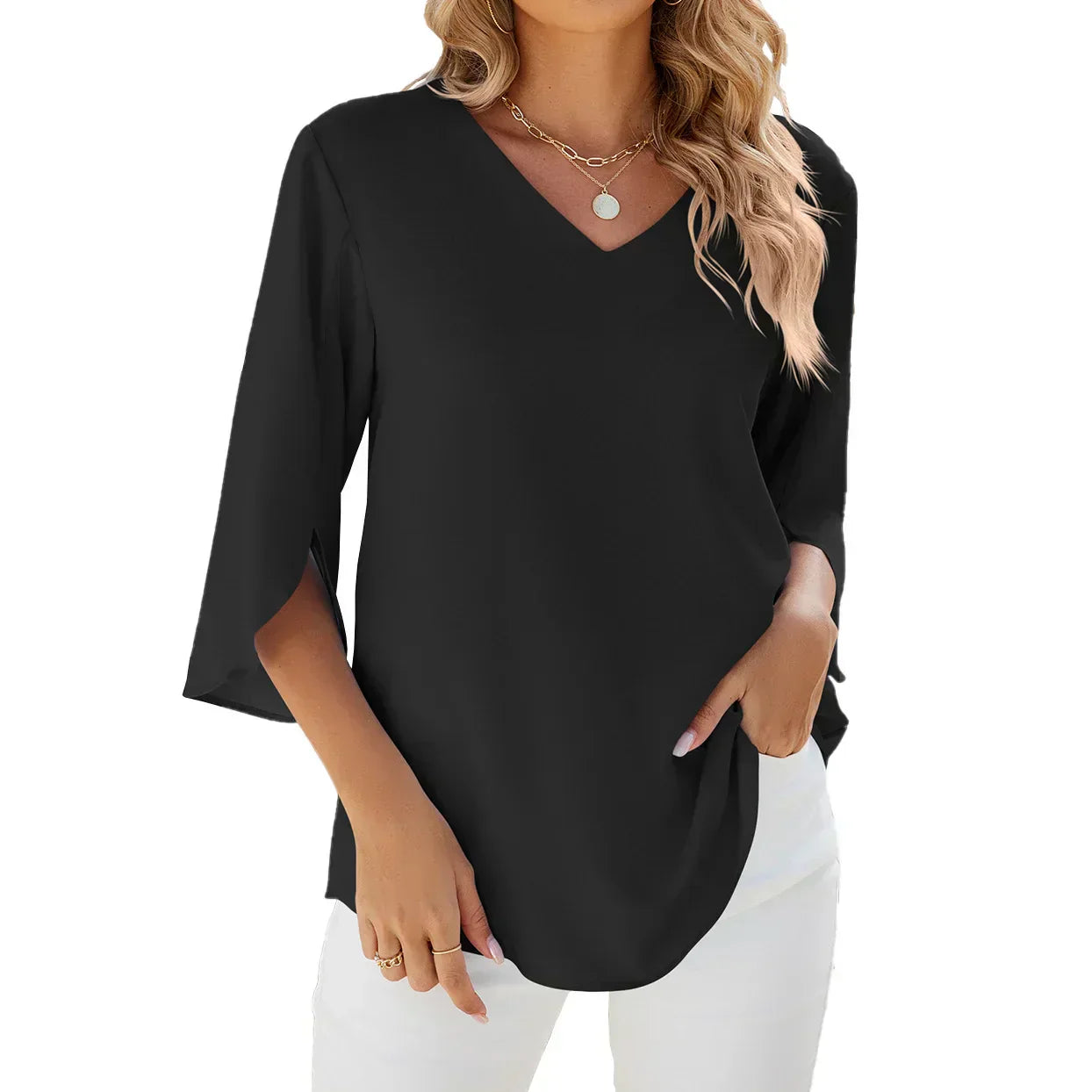 Blouse pour femme avec coupe décontractée