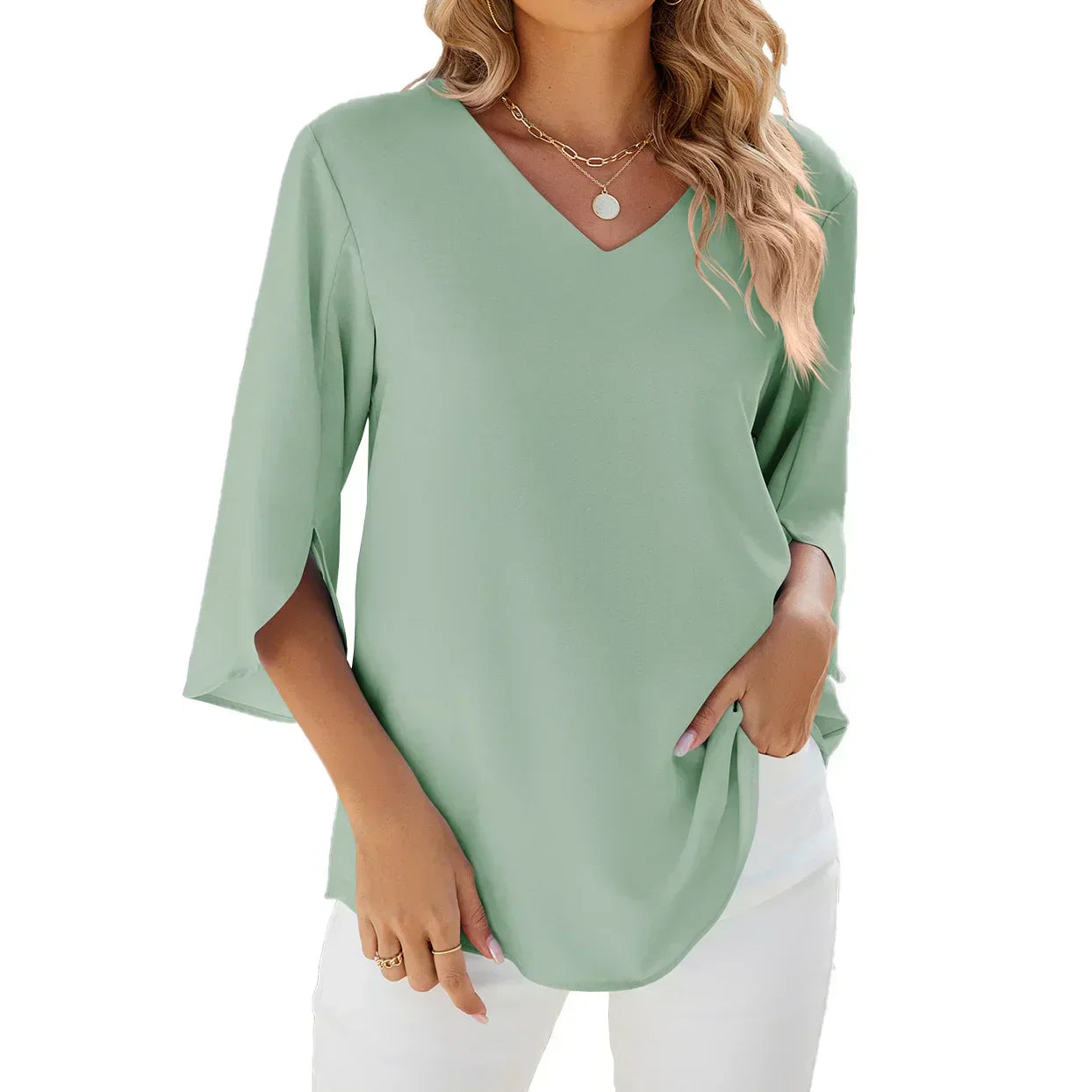 Blouse pour femme avec coupe décontractée