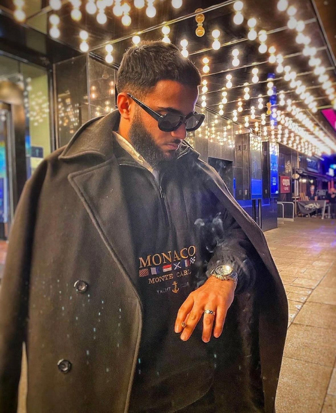 Pullover unisex chic à halfzip