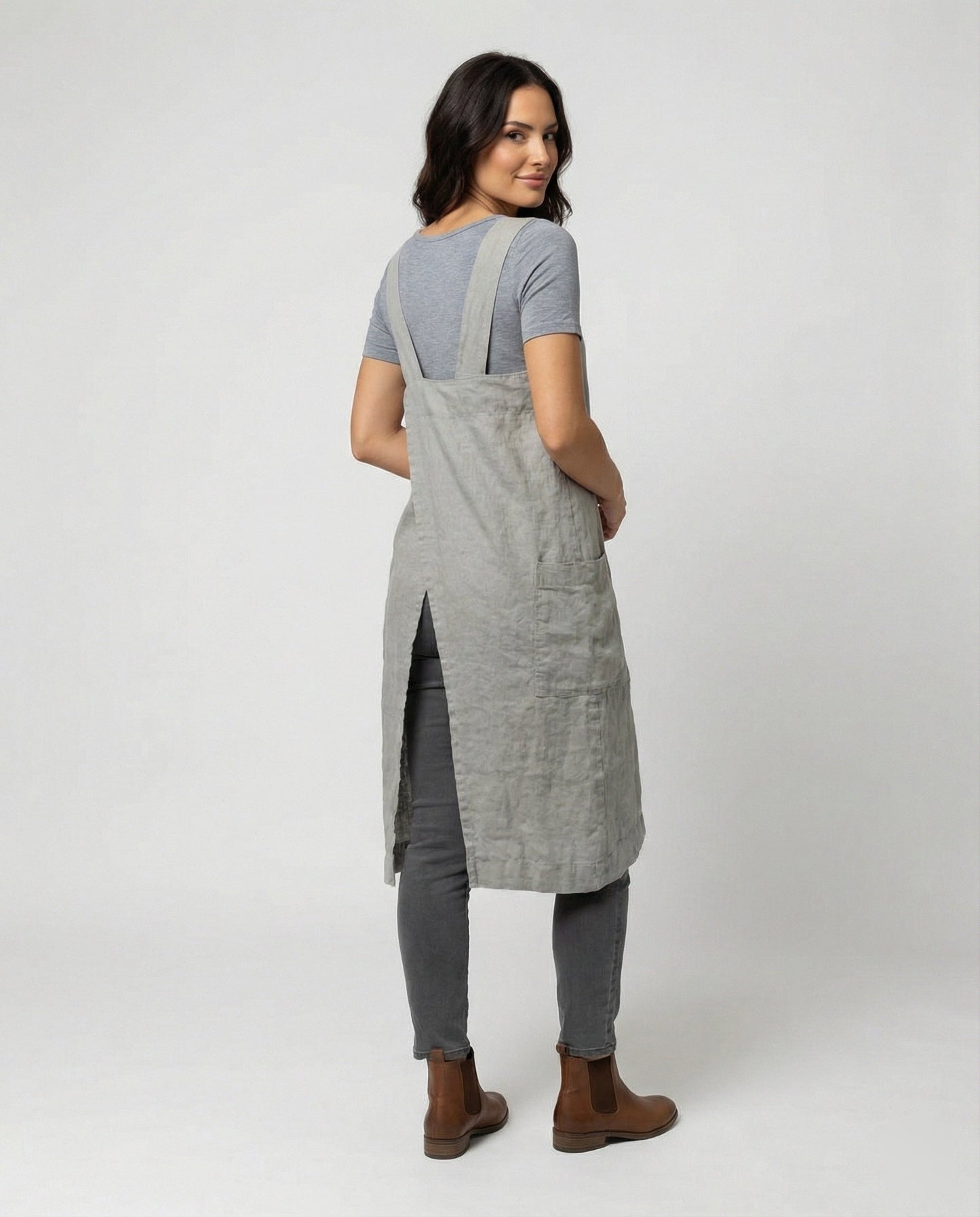 Robe de cuisine avec poches pratique et confortable pour la cuisine