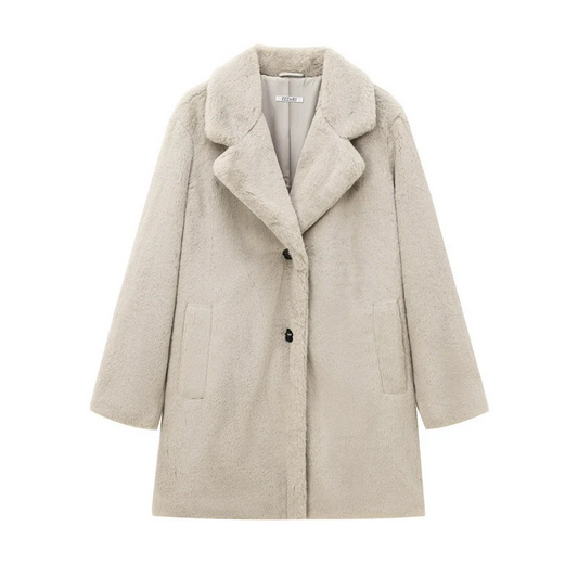 Manteau Teddy Chic Longue Durée