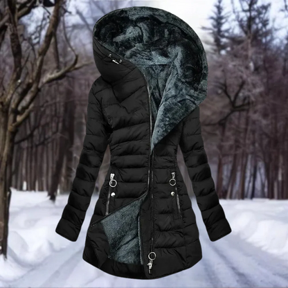Long Classy and Cozy Fleece Coat
