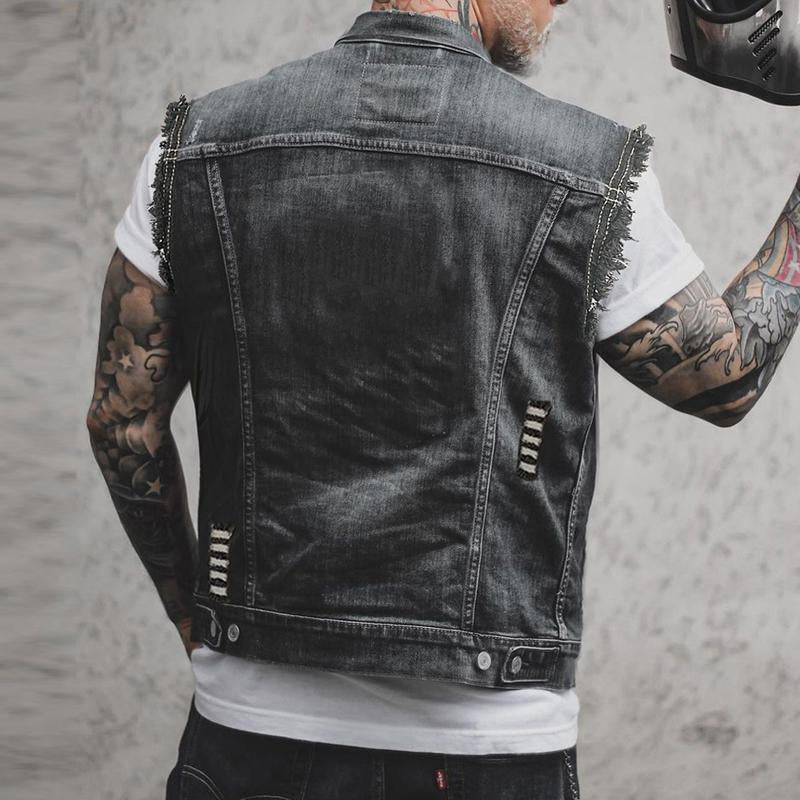 Veste en denim moderne à coupe flatteuse