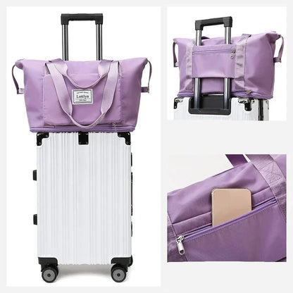 Sac de voyage pliable et grand pour femmes pratique et élégant