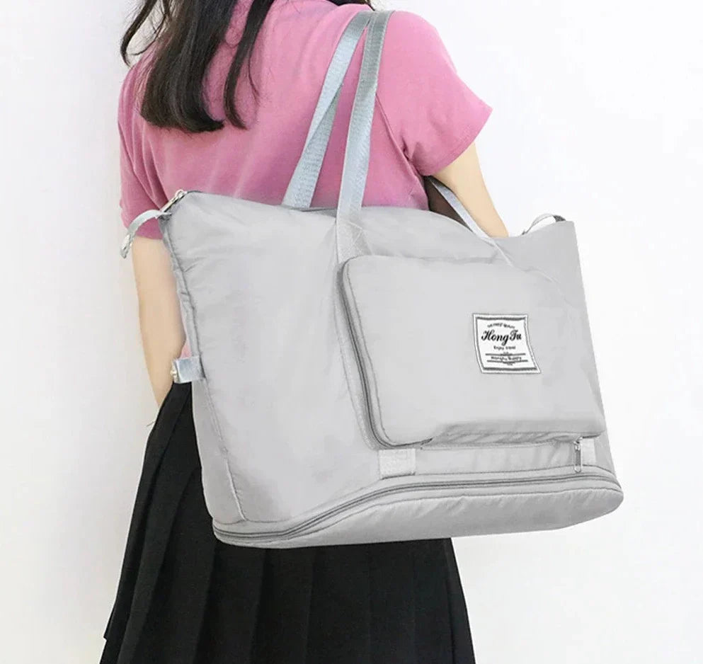 Sac de voyage pliable et grand pour femmes pratique et élégant