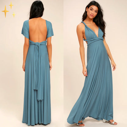Robe portefeuille multiway femme avec plus de 50 façons de porter
