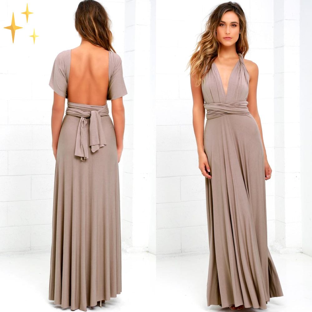 Robe portefeuille multiway femme avec plus de 50 façons de porter