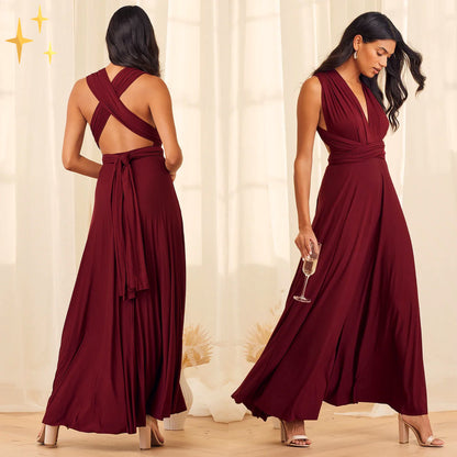 Robe portefeuille multiway femme avec plus de 50 façons de porter