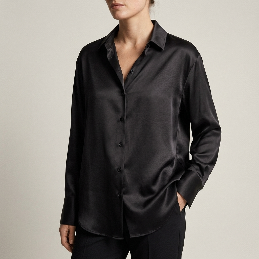Chemise satin femme - Élégante et confortable pour toutes occasions