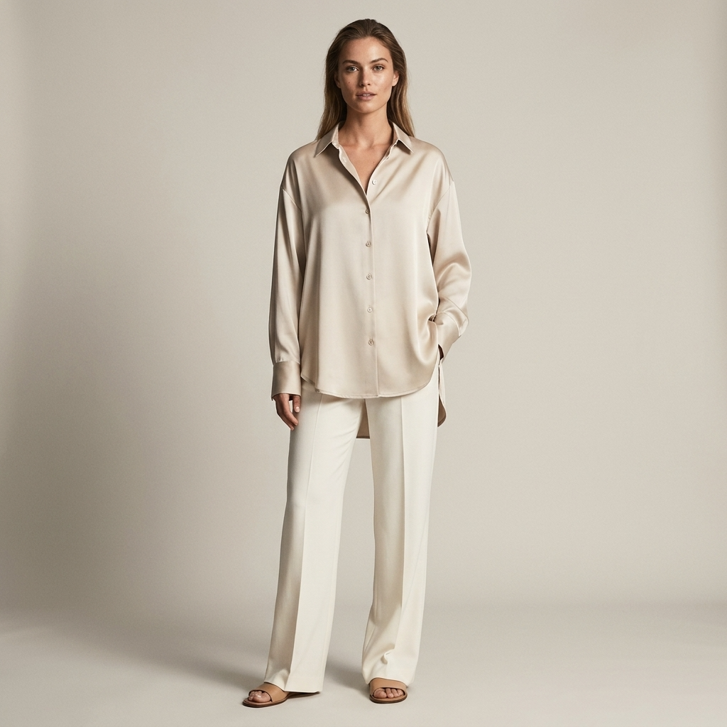 Chemise satin femme - Élégante et confortable pour toutes occasions