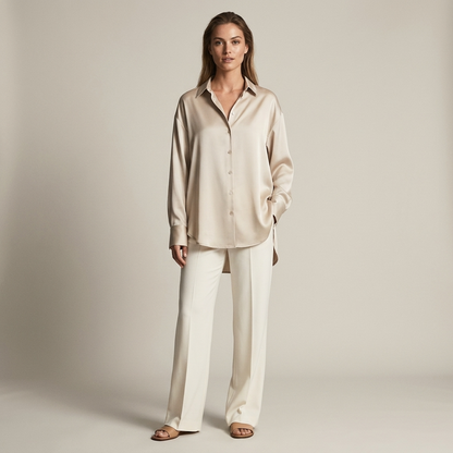 Chemise satin femme - Élégante et confortable pour toutes occasions