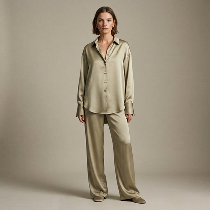 Chemise satin femme - Élégante et confortable pour toutes occasions
