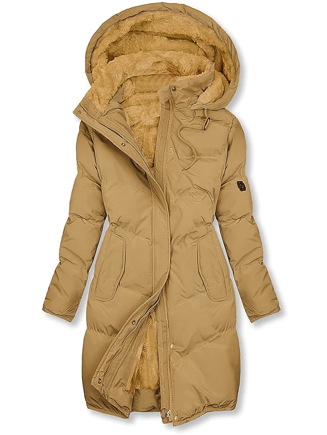 Long Classy and Cozy Fleece Coat
